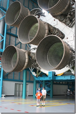 Engines on the Saturn V
